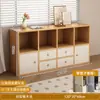 Estante de Livros de Madeira Maciça, Prateleira, Armário de Armazenamento para Sala de Estar, Armário de Armazenamento Multifuncional, Armário de Exposição Doméstico, Armário com Grade
