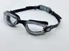Gafas de natación para niños para Amazon transfronterizo, gafas de natación de silicona con puente nasal de una sola pieza, antivaho, impermeables, color degradado, gafas de natación unisex
