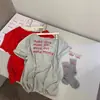 Camiseta Retro Feminina Plus Size com Estampa de Letras, Manga Curta de Um Ombro, Design de Verão para Mulheres um Pouco Cheinhas, Caimento Solto Único, Top Emagrecedor
