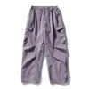 Northern Limit Marca de Tendencia Estilo Americano para Hombre Otoño/Invierno 2025 Nuevos Pantalones Cargo Casuales Scimitar Lavado Pesado con Bolsillos Grandes