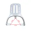 Portaequipajes trasero con timbre trasero, adecuado para portaequipajes trasero, aleación de aluminio, para bicicletas eléctricas Yadi y Aima, portaequipajes plateado