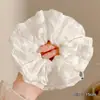 Pañuelo Cuadrado Estilo Perezoso para Atar el Cabello con un Toque de Lujo, Scrunchie Grande para Mujer, Cuerda para Cola de Caballo, Lazo de Tela para el Cabello, Accesorio para el Cabello Estilo Dulce