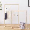 Percha de madera maciza para niños, percha de suelo para niños de tamaño mediano, percha grande para dormitorio, percha sencilla para jardín de infantes.