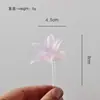 Flores de Vidro em Miniatura, Flores Artificiais Feitas à Mão de Vidro Zibo, Decorações de Buquê para o Dia das Mães, Enfeites para Mesa de Escritório