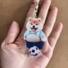 Adorno Colgante de Acrílico Lindo Creativo Juguete para Aliviar el Estrés Llavero Shiba Inu Gordito