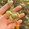 Producto Terminado Brocado Song Caballo Pequeño Llavero del Año del Caballo 2026, Riqueza Instantánea, Colgante de Bolso de Caballo Pequeño de Brocado Song Hecho Completamente a Mano