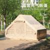 Tienda Inflable Ligera para Acampar al Aire Libre Estilo Casa Cálida para Acampar Durante la Noche Juego Completo Cabaña Cuatro Estaciones a Prueba de Humedad Viaje