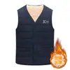 Chaleco de Terciopelo para Hombre Más Vendido Transfronterizo Chaqueta con Cuello Alto Talla Grande Chaleco Exterior Chaleco Casual