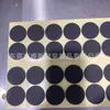 Almohadilla de silicona negra para pie junta redonda de silicona mesa y silla muebles alfombrilla antideslizante adhesivo autoadhesivo junta de caucho de silicona venta al por mayor