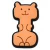 Animais de Desenho Animado Letras Inglesas PVC Borracha Macia Tamanho Pequeno Adesivos Planos Pingentes para Sapatos Bolsas Capas de Celular Acessórios Decorativos DIY