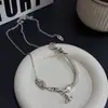 Collar de Cadena para Clavícula con Forma de Serpiente del Planeta Tierra para Mujer, Tendencia Cool Girl, Subcultura Y2K, Hip-Hop, Neutro, Gama Alta, Accesorio de Moda