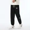 Calça de Veludo Cotele de Tecido Pesado 380g para Homens, Outono/Inverno 2025, Forrada com Lã, Engrossada, Com Bainha, Patchwork, Casual