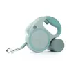 Correa Retráctil para Perro con Dispensador de Bolsas para Excrementos LED 16 PIES Correa Reflectante Paseo de Perros Cachorro Duradero Tractor Cuerda Multifuncional
