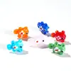 Cuentas de Cristal para Peces Dorados Cuentas Sueltas de Animales de Cristal Material para Ensartar Cuentas DIY Accesorios para Joyería Al por Mayor