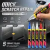 Suministro exclusivo transfronterizo de bolígrafos de retoque para coche, secado rápido, reparación duradera de arañazos, herramienta de reparación de pintura de coche multicolor, directo de fábrica