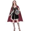 M-XL Disfraz de Halloween medieval antigua Roma Esparta guerrera femenina cosplay diosa griega ropa de actuación