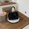 Bolsa de Mão Elegante com Bolinhas 2026 Transfronteiriça para Mulheres, Bolsa Saco da Moda de Nicho, Bolsa de Ombro e Transversal para o Dia a Dia
