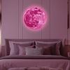 Adesivos de Parede Lua Verde Azul Claro Rosa Claro Lua Adesivos de Lua que Brilham no Escuro Adesivos que Brilham no Escuro Dia das Crianças que Brilham no Escuro em Estoque