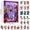 Grupo de Caza de Brujas Transfronteriza Kpop Calendario de Adviento Navideño Caja Sorpresa Árbol de Navidad Adornos Navideños Colgante Acrílico