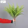 Samambaia mimosa folha de samambaia cauda de leque planta parede decoração macia arranjo de flores material de folha grama artificial galho grande samambaia persa