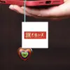 Colgante de Madera con Forma de Corazón de Sándalo para Teléfono Móvil, Colgante de Madera para Colgar en el Coche, Juguete de Madera, Colgante, Joyería, Llavero, Regalo
