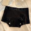 Cuecas Boxer Sem Costura para Meninas 2025 Novo Algodão Puro Antibacteriano Gancho Estendido Cintura Média Respirável Não Apertam Shorts Femininos