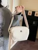 Bolso Pequeño Cruzado Portátil de Nuevo Estilo Transfronterizo con Doble Cremallera, Práctico y Versátil para Compras, Monedero y Porta Teléfono, Bolso Pequeño de Tela Cruzado de un Solo Hombro