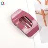 Qi Yue Presilha de Cabelo de Silicone Macio com Diamante Parte de Trás da Cabeça Grampo de Cabelo com Temperamento Alta Aparência Coque Curvo Presilha Tubarão Acessórios de Cabelo Venda por Atacado