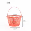 Cesta de Plástico para Recoger Bayas Cesta de Frutas Frescas Fresa Cereza Fabricante de Venta Directa Cesta Cesta de Mano Mora Cesta Resistente Duradera