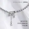 Fecho de Clipe de Papel Cruz Completo Diamante Madrepérola Pérola Corrente para Clavícula Feminina Novo Estilo Pérola de Concha