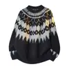 Suéter de Cuello Alto para Año Nuevo para Hombre, Otoño e Invierno, Forrado de Polar y Engrosado, Estilo Perezoso, Camiseta Base de Capa Interior, de Alta Gama, Sudadera de Punto Fresca y Elegante