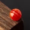 Ágata de raya roja natural cuentas sueltas diy accesorios de joyería hechos a mano material cuentas redondas con cuentas cuentas individuales cuentas sueltas