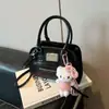 Bolso de Color Sólido de Moda para Mujer, Nuevo y Elegante Bolso Cuadrado Pequeño Estilo Biker 2026, Bolso de Hombro de Moda y con Textura