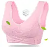 Sutiã Esportivo com Cruzamento Frontal e Franzido, Tamanho Grande, Renda na Borda, Sem Fio, À Prova de Impacto, Roupa Íntima para Corrida e Yoga Feminino, Confortável para Tamanhos Maiores