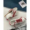 Versión Coreana 2025 Otoño Nuevos Zapatos Sucios de Suela Blanda para Mujer, Zapatos Sucios con Estrellas que Aumentan la Altura, Zapatillas Deportivas Retro Vintage para Mujer