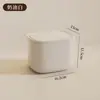 Lixeira Pequena Pop-Up Tipo Prensa para Mesa de Escritório Mesa de Cabeceira Mesa de Centro Alta Aparência Simples com Tampa Cesto de Papel