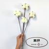 Algodão Flores Secas Buquê Atacado Flores Artificiais Produtos para Decoração de Casa Adereços para Fotos Cor Natural Flores Secas de Algodão