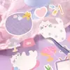NOTA PARA pegatinas troqueladas escribibles Serie Diario Gato Plano Pegatinas de etiquetas coreanas simples y lindas para agenda
