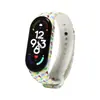 Adecuado para correa de muñeca de mi band 7 impresión mi band 5/6 impresión TPU silicona Correa de repuesto deportiva