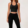 Novo top regata de yoga justo em nylon-spandex transfronteiriço, roupa de ginástica de secagem rápida, versátil para uso ao ar livre, corrida e sutiã esportivo estiloso para mulheres