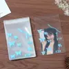 Bolsa Auto-sellante para Foto de Tarjeta, Bolsa Adhesiva Opp Estilo Ins, Bolsa de Empaque con Estampado de Dibujos Animados, Bolsa Adhesiva Autoadhesiva para Polaroid