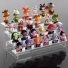 Armário de Exposição com Escada de Acrílico Transparente de Mesa Bolha Fosco Modelo Caixa Surpresa Caixa de Armazenamento Feita à Mão Rack de Exposição para Lego