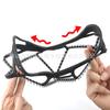 Cubierta de zapato de resorte de silicona Amazon para exteriores, pesca, caminar sobre hielo y nieve, antideslizante, resistente a caídas, artefacto, unisex