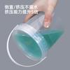 Cubo para llevar engrosado de grado alimenticio Metasequoia cubo para té con leche cubo para fruta 500ML cubo de plástico transparente para pepinillos
