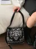 Bolso de Mano Frosted Bordado Bohemio para Mujer, Gran Capacidad, Bolso de Hombro de Moda Retro Nuevo Estilo Nacional Tendencia