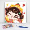 Fabricantes Atacado Pintura a Óleo Digital DIY Animação Infantil Pintado à Mão Preenchido Pintura a Óleo Barracas de Papelaria