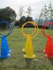 Base de Bandera de Esquina de Fútbol Rellenable con Agua para Césped Artificial Exterior, Base de Poste de Señalización Rellenable con Agua y Arena para Área de Aterrizaje de Vehículos Aéreos No Tripulados