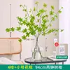 Flores Artificiales para Decoración de Sala de Estar, Plantas Verdes Falsas de Pie para Dormitorio, Macetas de Flores Falsas, Artículos Decorativos, Hojas de Monstera para Decoración de Interiores