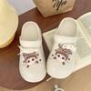 Zapatos con Agujeros de Suela Gruesa con Correa para Mujer, Ropa de Verano a la Moda, Sandalias y Chanclas de Playa Distintivas de Suela Gruesa