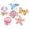 Charms para Zapatos de Cangrejo Estrella de Mar DIY Caballito de Mar Delfín Pinzas de Garra con Forma de Agujero Accesorios para el Cabello Pasador Kit de Materiales DIY Accesorios de Resina Venta al por Mayor